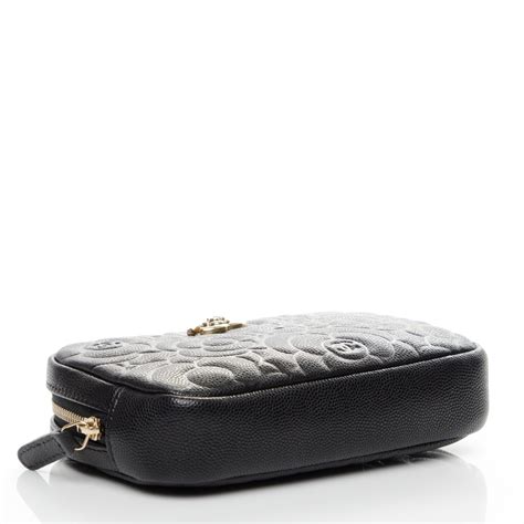 chanel camellia cosmetic case